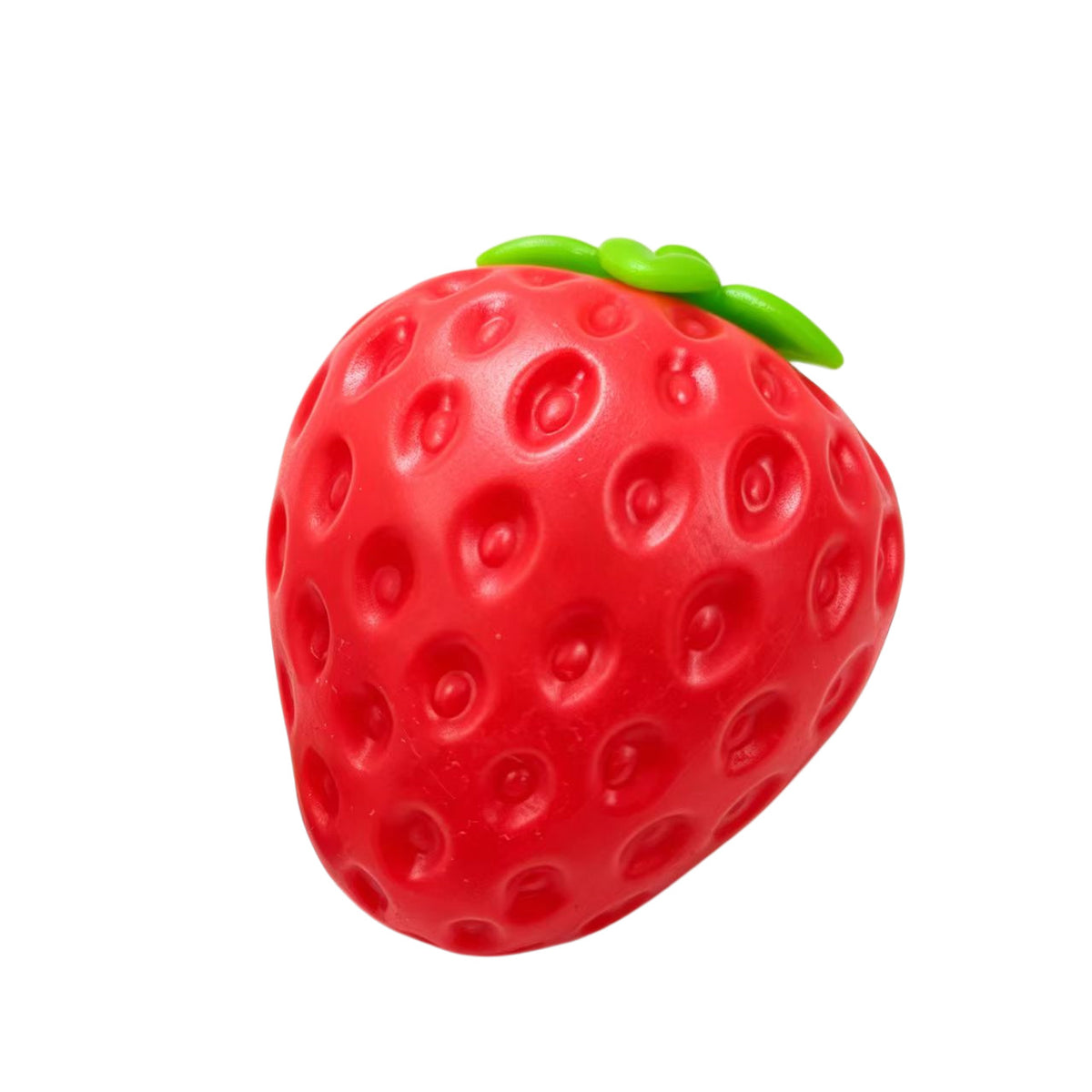 Strawberry squeeze toy, squishy, moldable building blocks, realistic imitation
