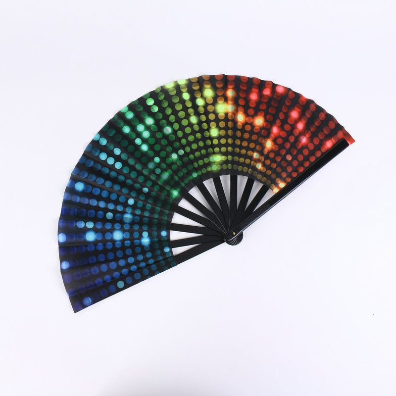 Symphony Kung Fu Fan 33cm Bamboo Bone Reflective Cloth Fan