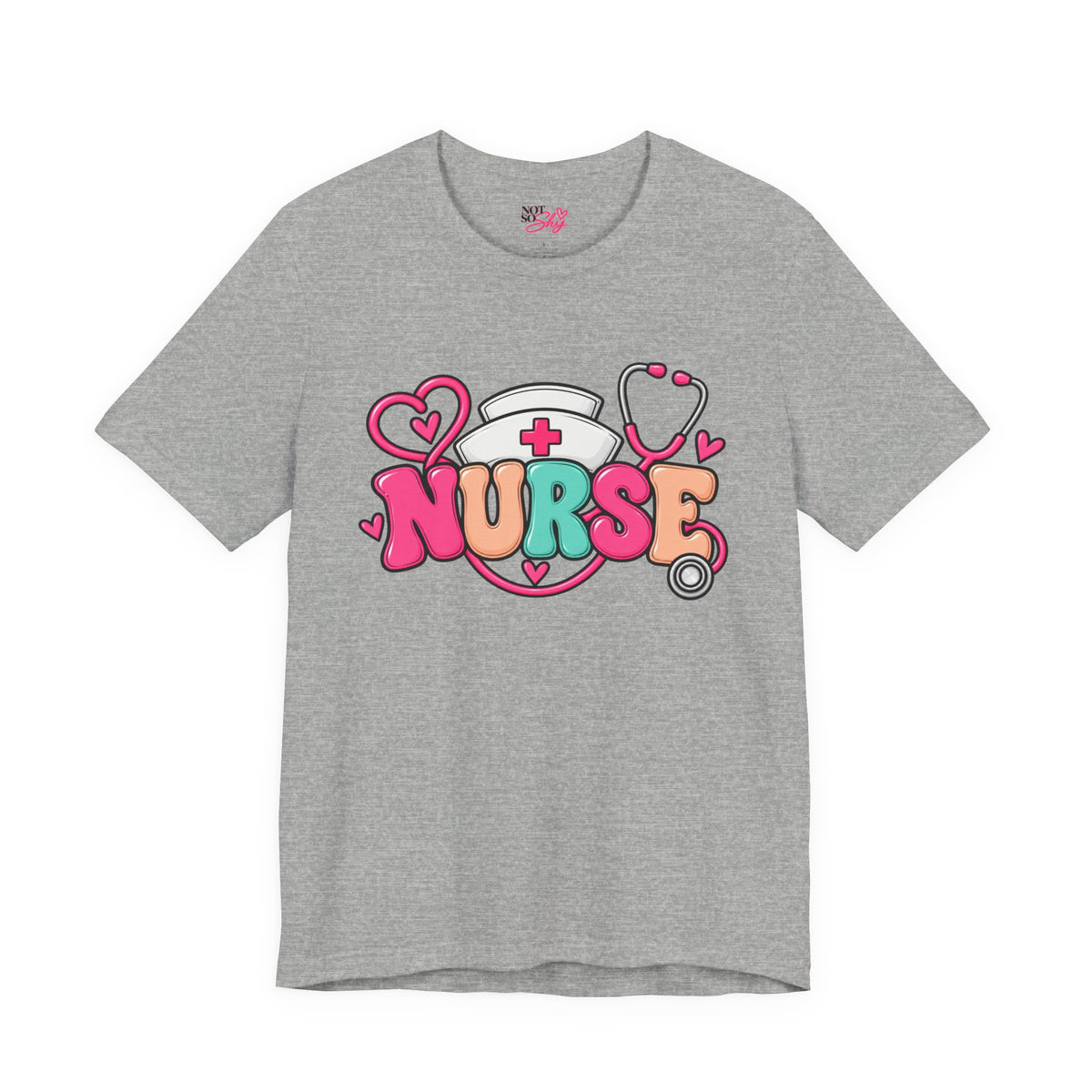 Nurse Heart Stethoscope T-Shirt