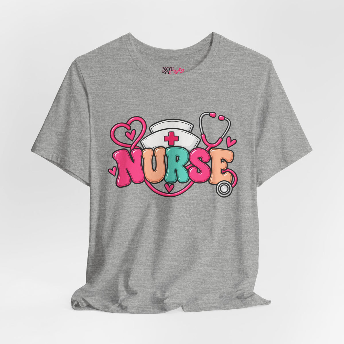 Nurse Heart Stethoscope T-Shirt