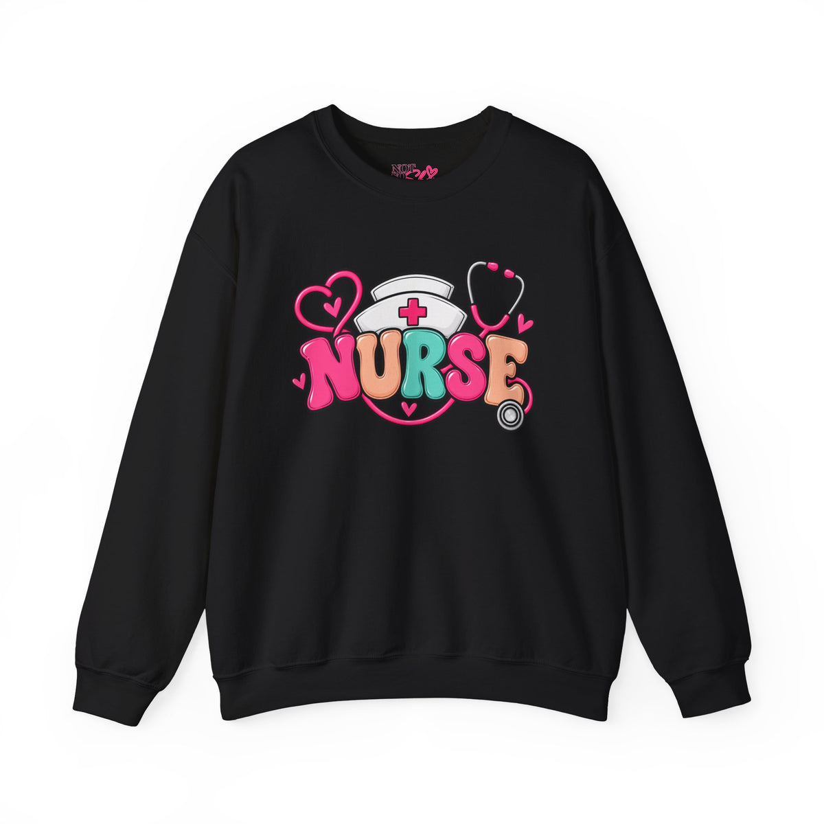 Nurse Crewneck Sweatshirt – Colorful Nursing Gift for Nurses and Healthcare Professionals