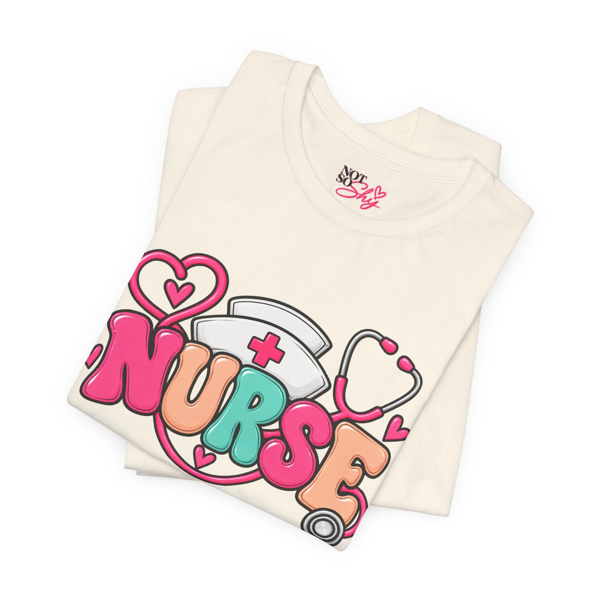 Nurse Heart Stethoscope T-Shirt