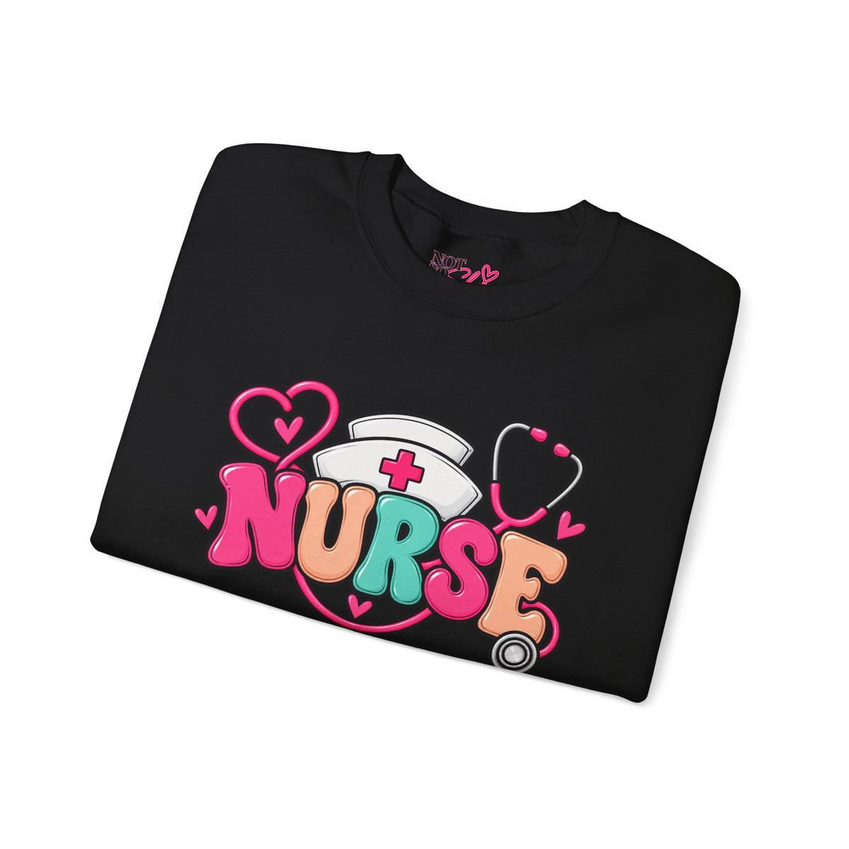 Nurse Crewneck Sweatshirt – Colorful Nursing Gift for Nurses and Healthcare Professionals