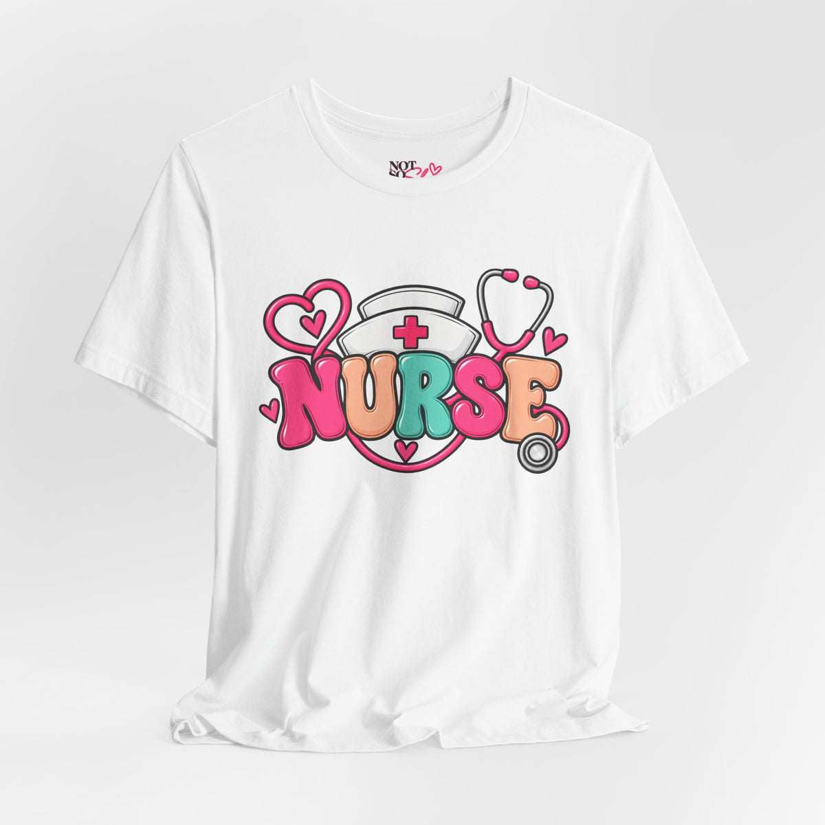 Nurse Heart Stethoscope T-Shirt