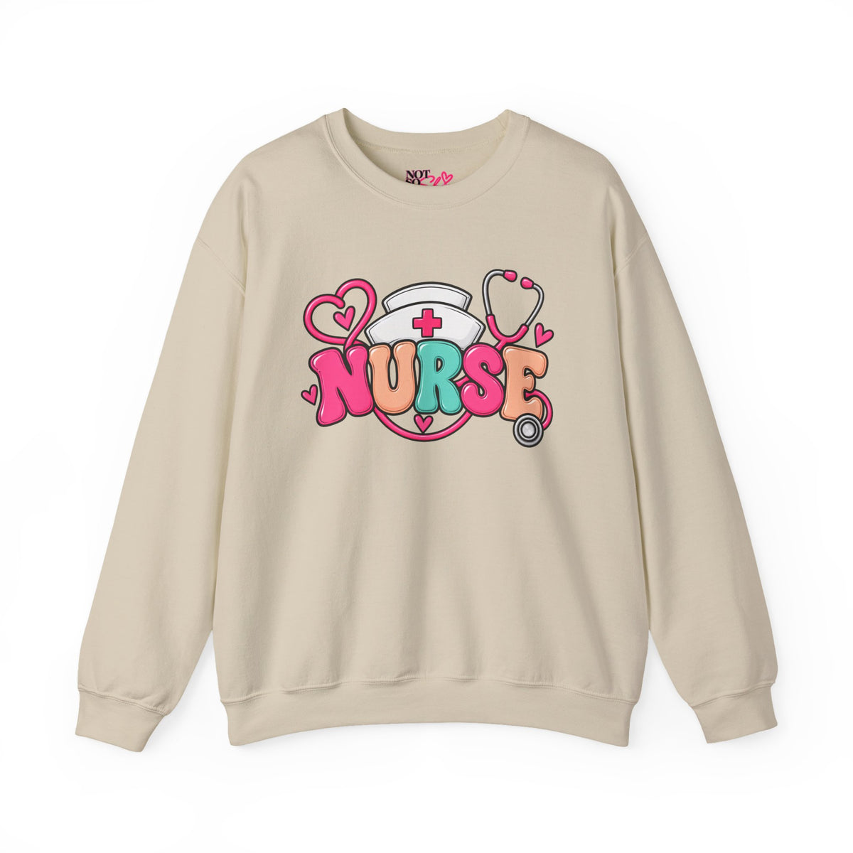 Nurse Crewneck Sweatshirt – Colorful Nursing Gift for Nurses and Healthcare Professionals