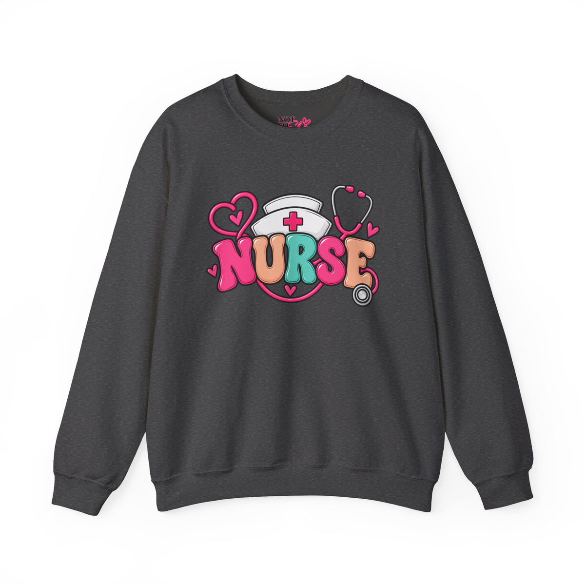 Nurse Crewneck Sweatshirt – Colorful Nursing Gift for Nurses and Healthcare Professionals