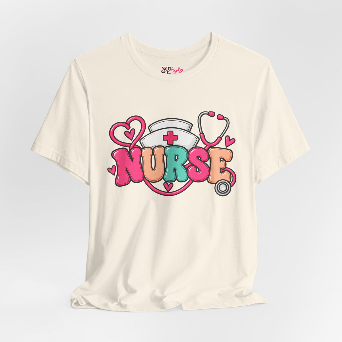 Nurse Heart Stethoscope T-Shirt