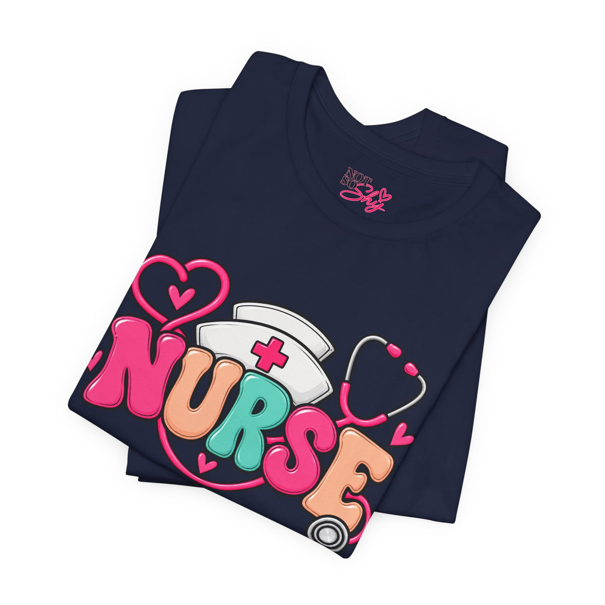 Nurse Heart Stethoscope T-Shirt
