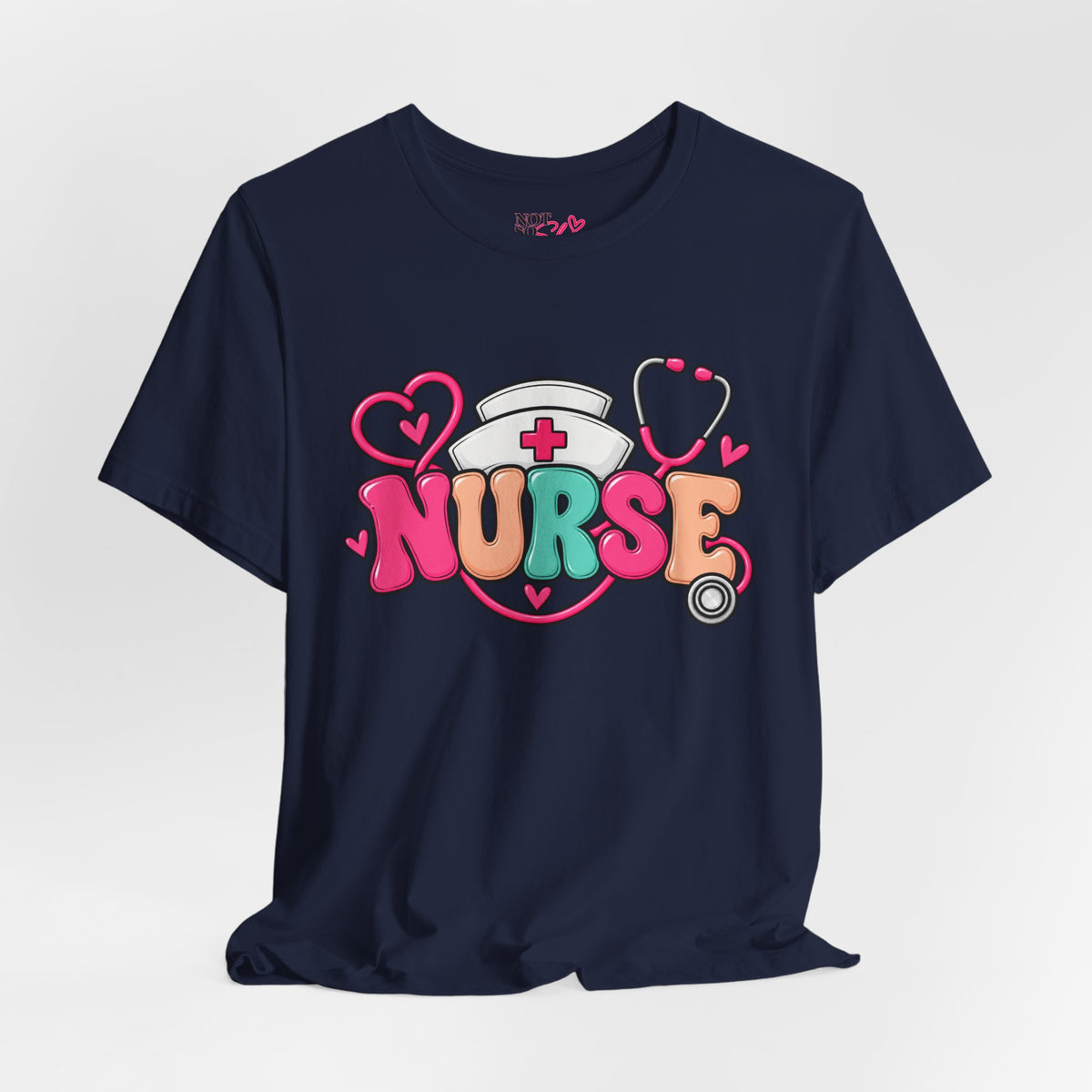 Nurse Heart Stethoscope T-Shirt