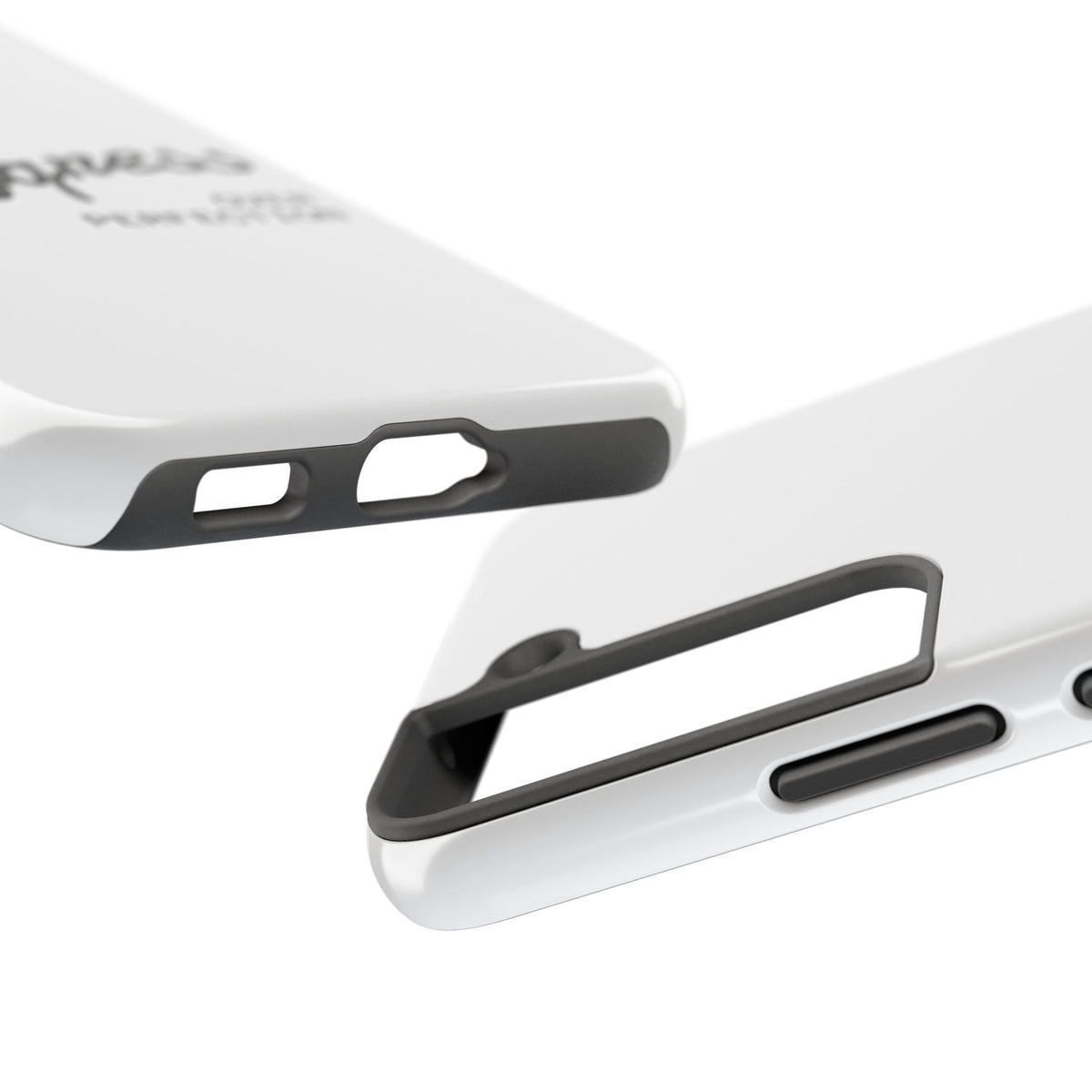 Progress Over Perfection Tough Phone Case — Minimal Motivational iPhone/Android Protective Cover
