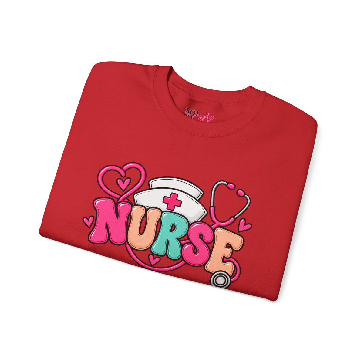 Nurse Crewneck Sweatshirt – Colorful Nursing Gift for Nurses and Healthcare Professionals