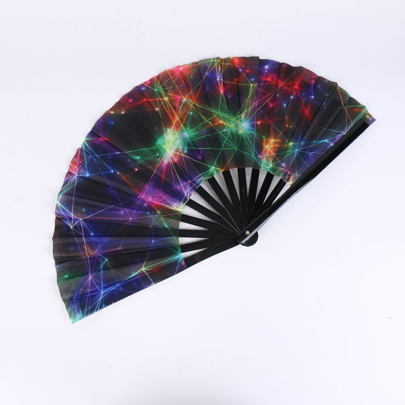 Symphony Kung Fu Fan 33cm  Bamboo Bone Reflective Cloth Fan
