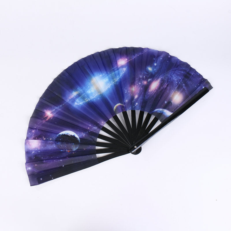 Symphony Kung Fu Fan 33cm  Bamboo Bone Reflective Cloth Fan