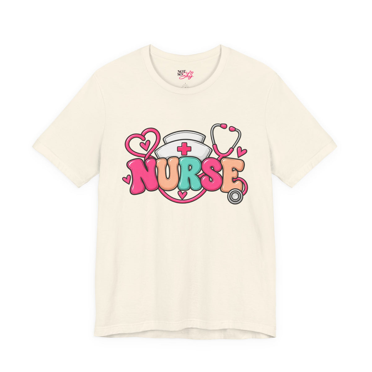 Nurse Heart Stethoscope T-Shirt