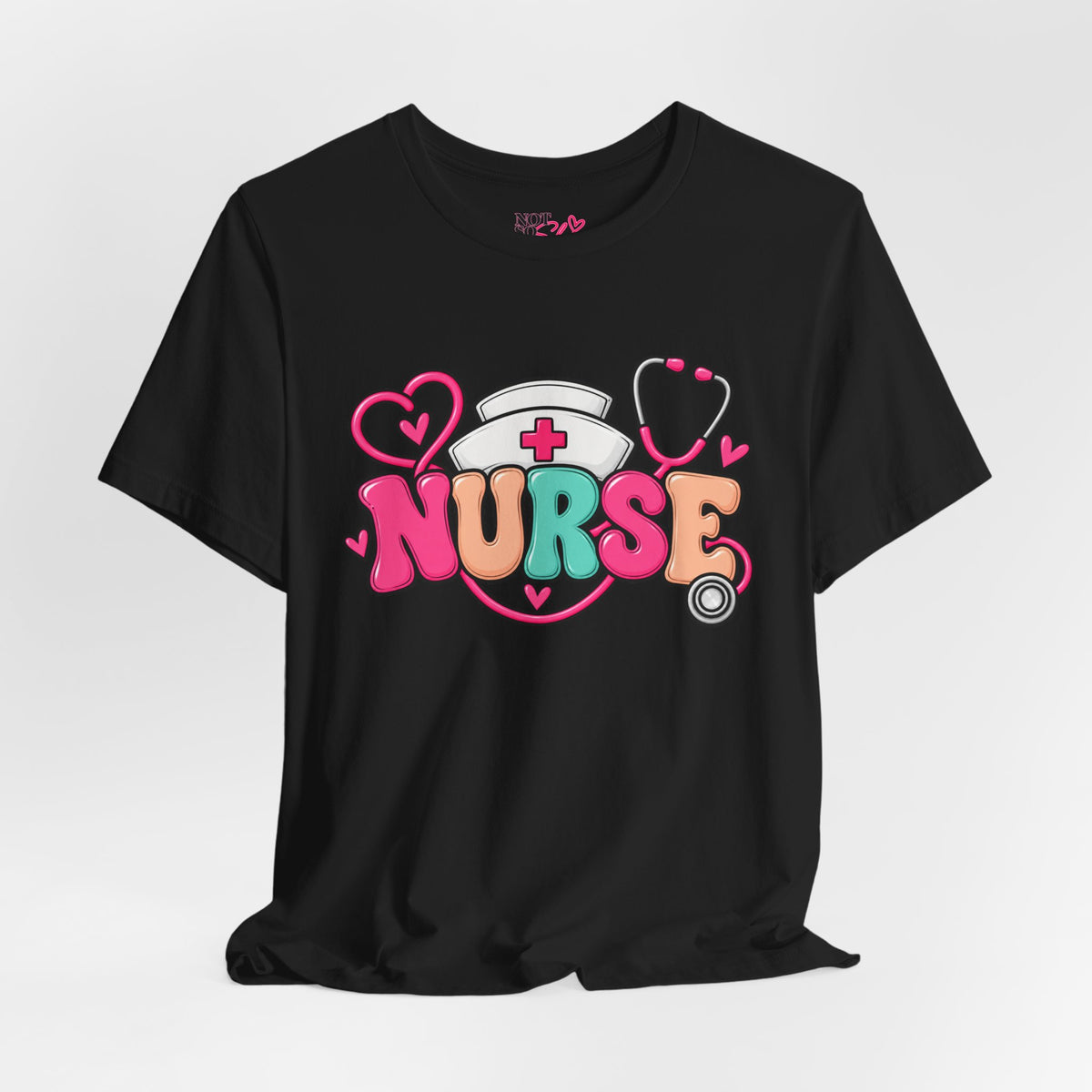 Nurse Heart Stethoscope T-Shirt