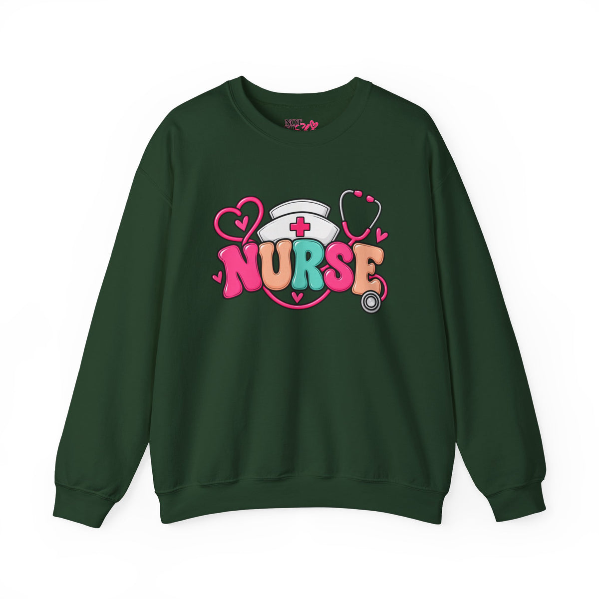 Nurse Crewneck Sweatshirt – Colorful Nursing Gift for Nurses and Healthcare Professionals