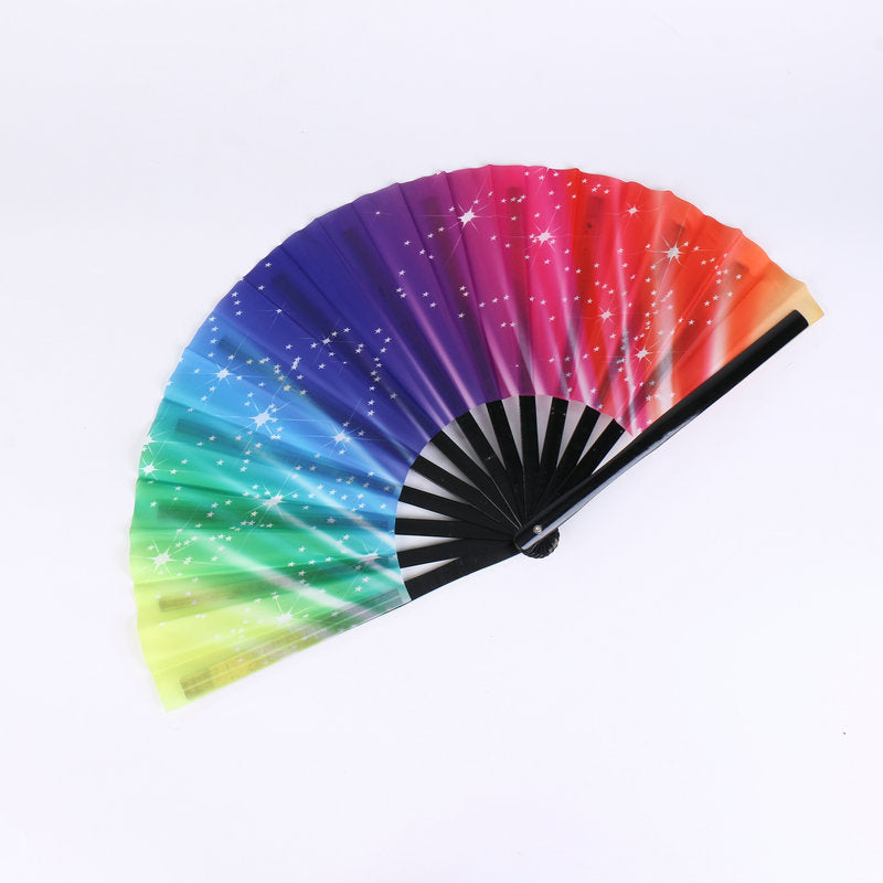 Symphony Kung Fu Fan 33cm  Bamboo Bone Reflective Cloth Fan