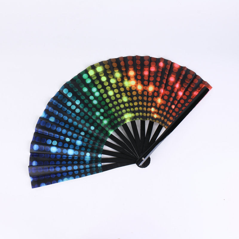 Symphony Kung Fu Fan 33cm  Bamboo Bone Reflective Cloth Fan