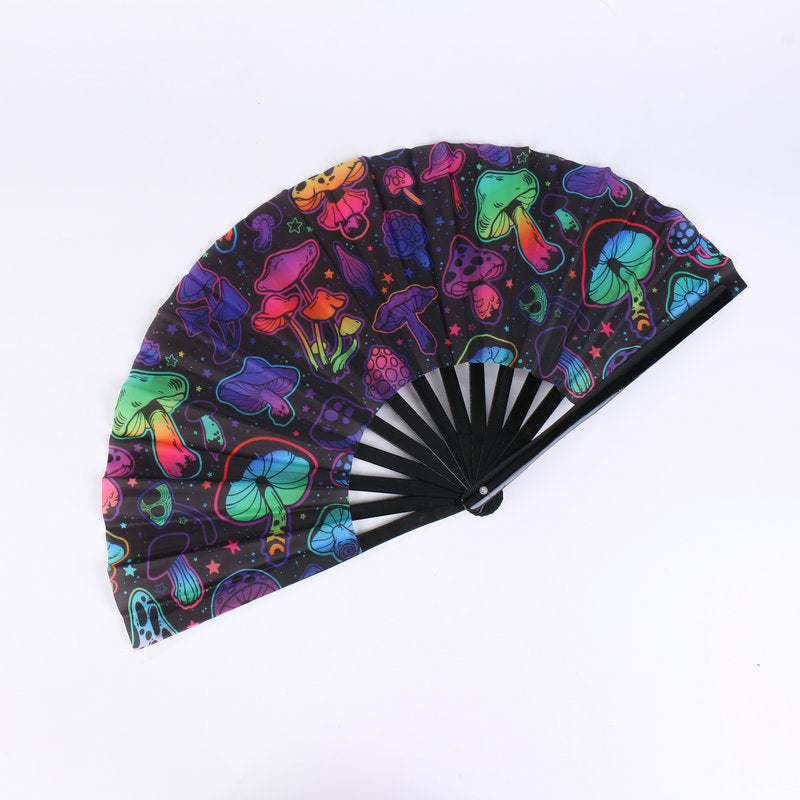 Symphony Kung Fu Fan 33cm  Bamboo Bone Reflective Cloth Fan
