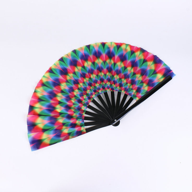 Symphony Kung Fu Fan 33cm  Bamboo Bone Reflective Cloth Fan