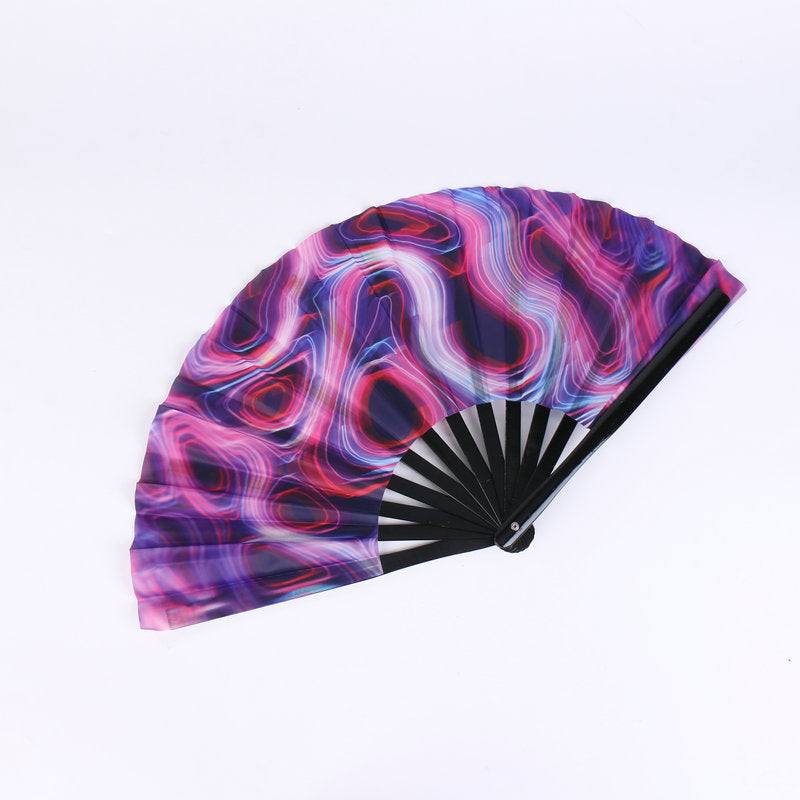 Symphony Kung Fu Fan 33cm  Bamboo Bone Reflective Cloth Fan