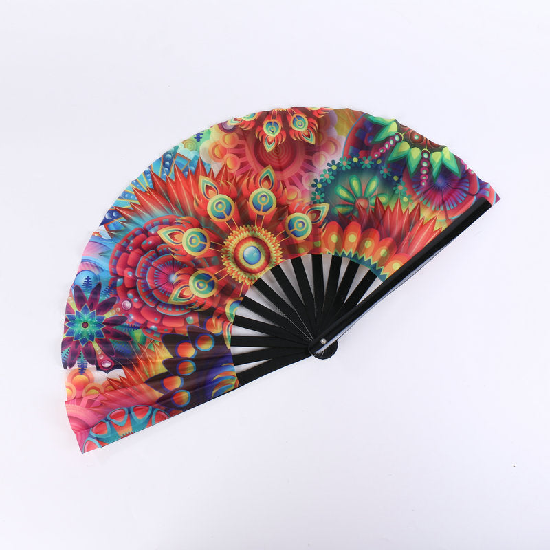 Symphony Kung Fu Fan 33cm  Bamboo Bone Reflective Cloth Fan