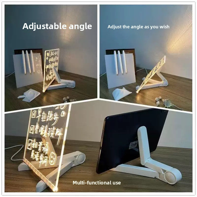 DIY luminous drawing board stall - transparent type