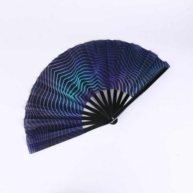 Symphony Kung Fu Fan 33cm  Bamboo Bone Reflective Cloth Fan