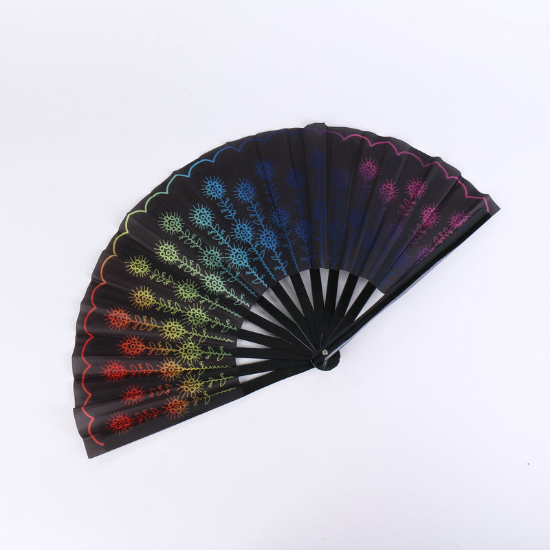 Symphony Kung Fu Fan 33cm  Bamboo Bone Reflective Cloth Fan