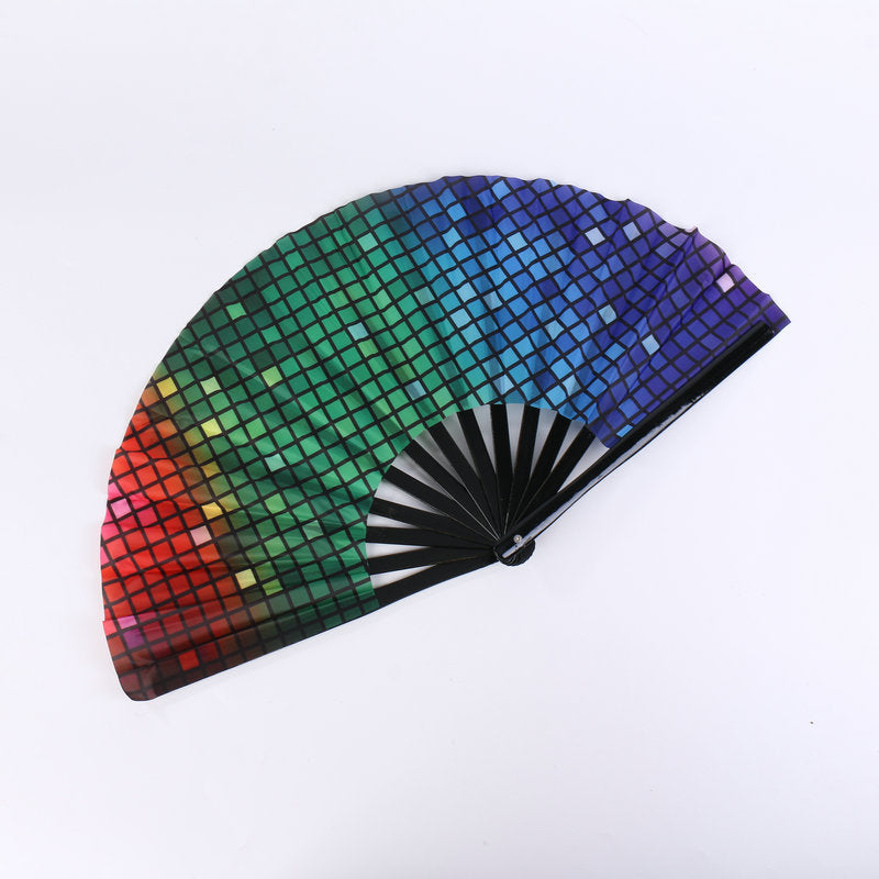 Symphony Kung Fu Fan 33cm  Bamboo Bone Reflective Cloth Fan